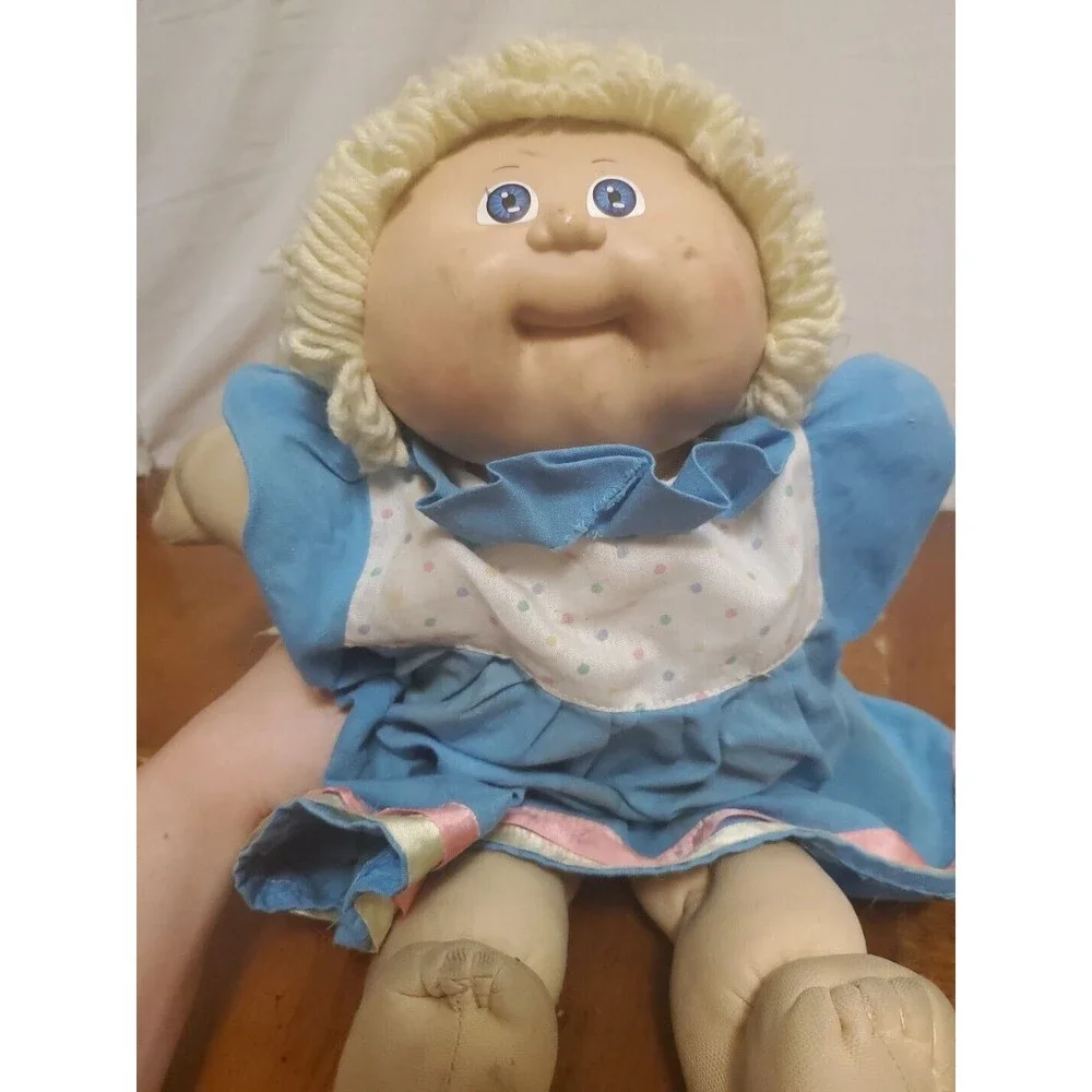 Cabbage Patch Kids Xavier Roberts Blond Hair Blue Eyes 1982 Coleco Signed